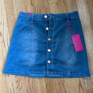 Celebrity Pink Jean Skirt